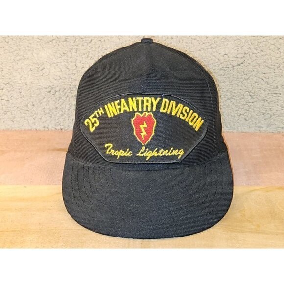 Vintage US Army 25th Infantry Division Tropic Lightning Ball Hat Made in USA - Picture 1 of 7